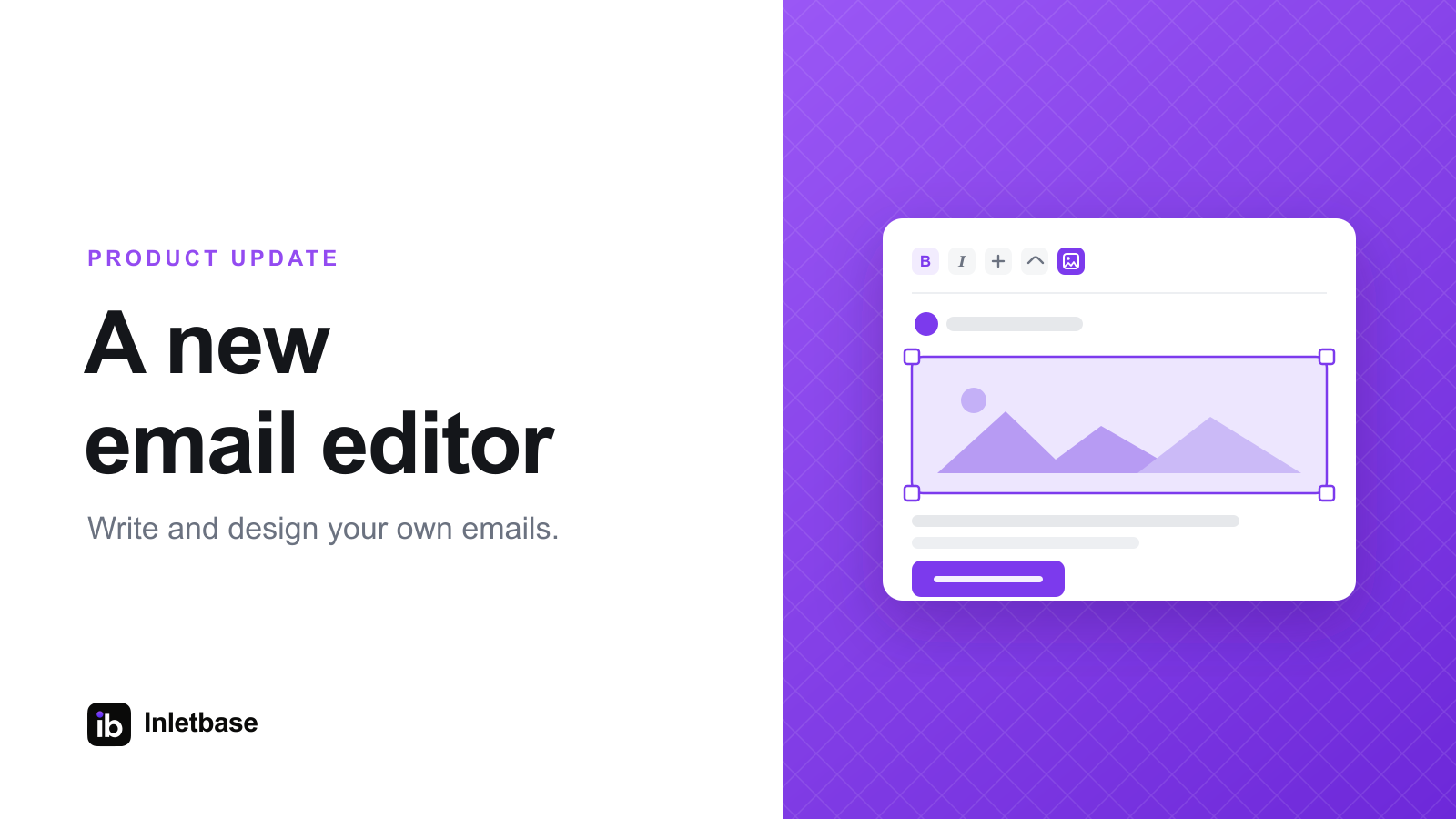 A new email editor for notifications and replies