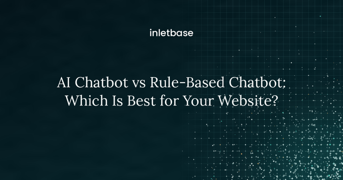 AI chatbot vs rule-based chatbot comparison for choosing the best chatbot for your website.